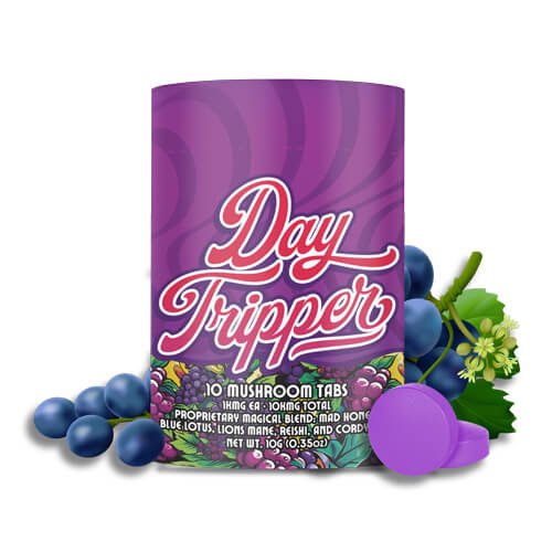 Day Tripper Blue Lotus Mushroom Tablets - Electric Grape