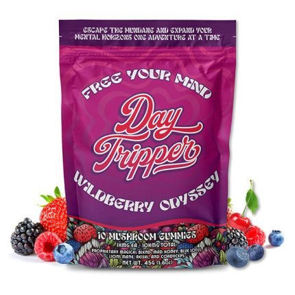 Day Tripper Mushroom Blue Lotus Gummies - Wildberry Odyssey