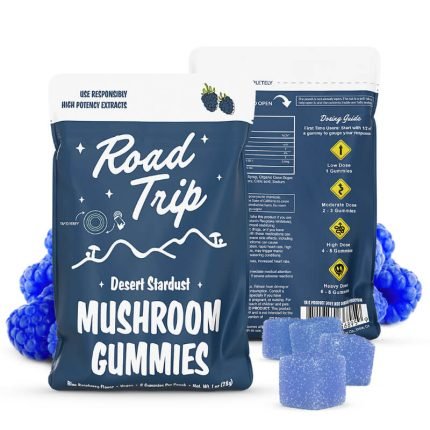 Desert Stardust Mushroom Gummies - Blue Raspberry