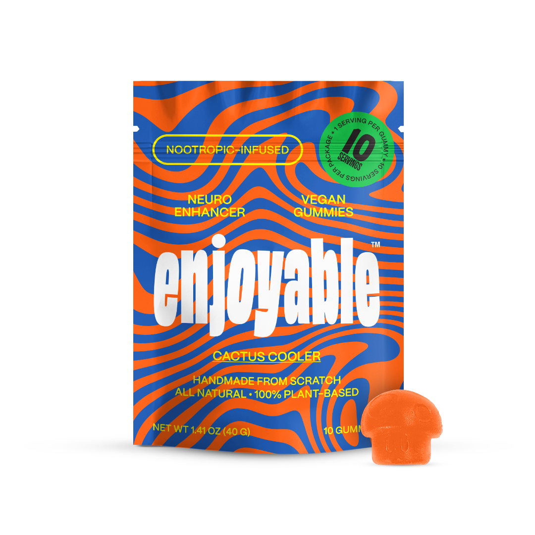 enjoyable Mushroom Gummies - Cactus Cooler 10 Count