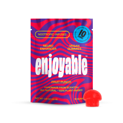 enjoyable Mushroom Gummies - Fruit Punch 10 Count