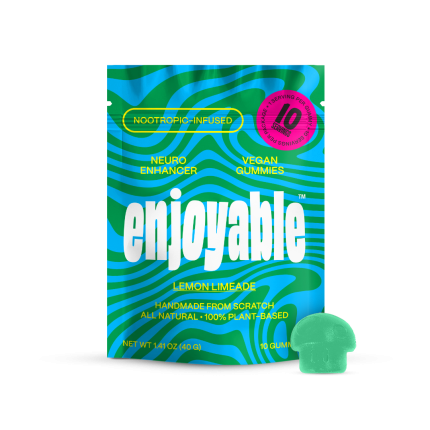 enjoyable Mushroom Gummies - Lemon Limeade 10 Count