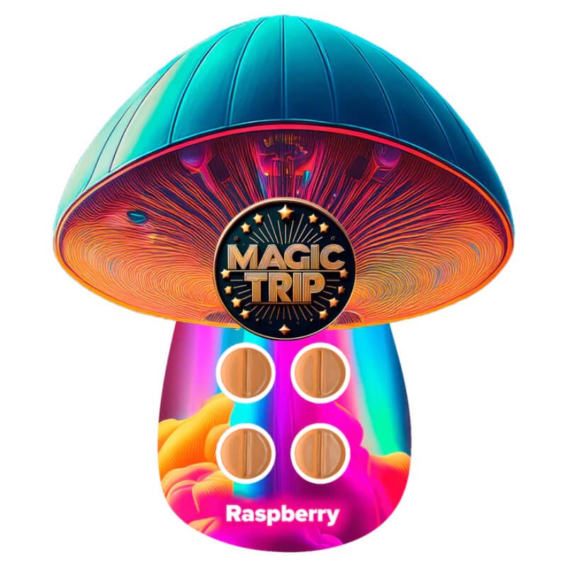 Magic Trip Mushroom Tabs - Raspberry