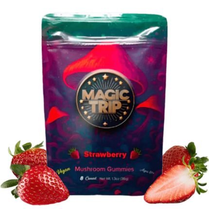Magic Trip Strawberry Mushroom Gummies