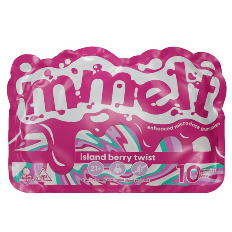 Mmelt Mushroom Gummies - Island Berry Twist