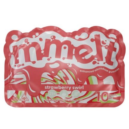 Mmelt Mushroom Gummies - Strawberry Swirl