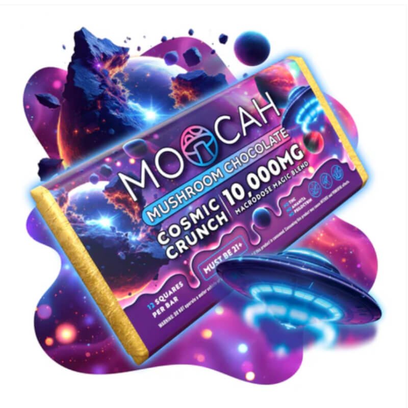 Moocah - Mushroom Chocolate Bar - Cosmic Crunch