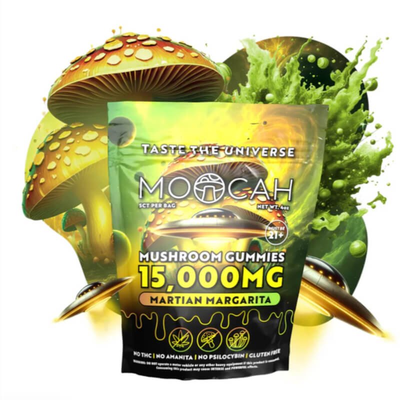 Moocah Mushroom Gummies - Martian Margarita