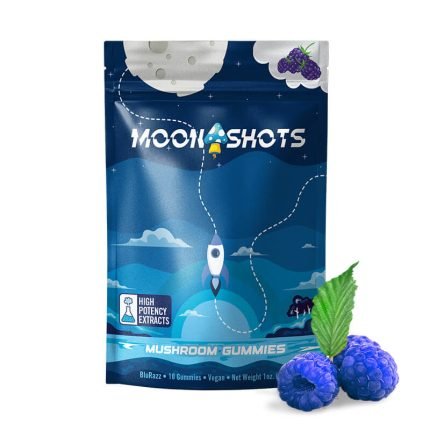Moonshots Mushroom Gummies - Blue Raspberry