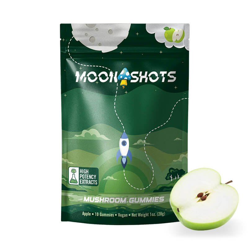 Moonshots Mushroom Gummies - Green Apple