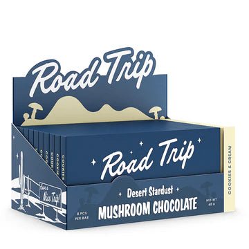 Road Trip Mushroom Chocolate Bar - Cookies and Cream