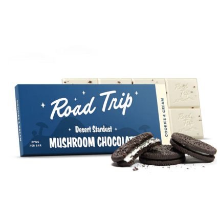 Road Trip Mushroom Chocolate Bar - Cookies and Cream