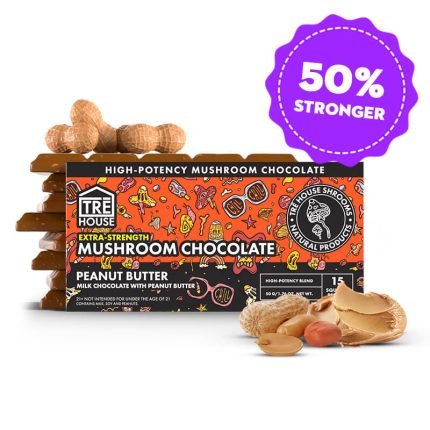 Tre House Chocolate Bar - Peanut Butter - Extra Strength