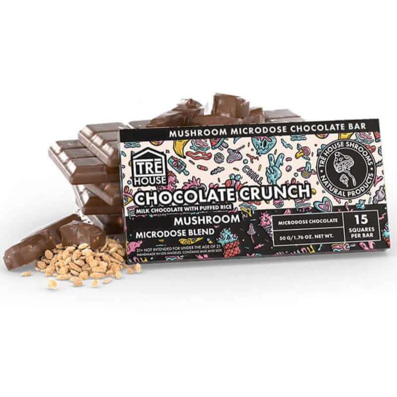 TRE House Mushroom Chocolate Bar - Chocolate Crunch