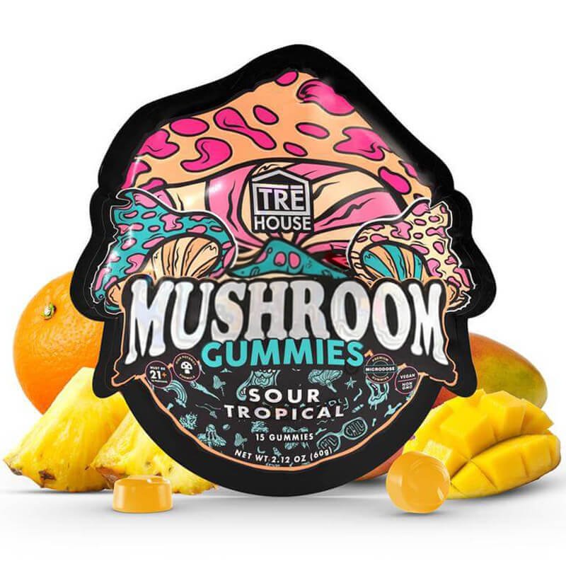 TRE House Mushroom Gummies - Sour Tropical