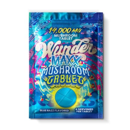 Wunder Blue Razz Mushroom Tablets Maxx Strength - Ultra Potent