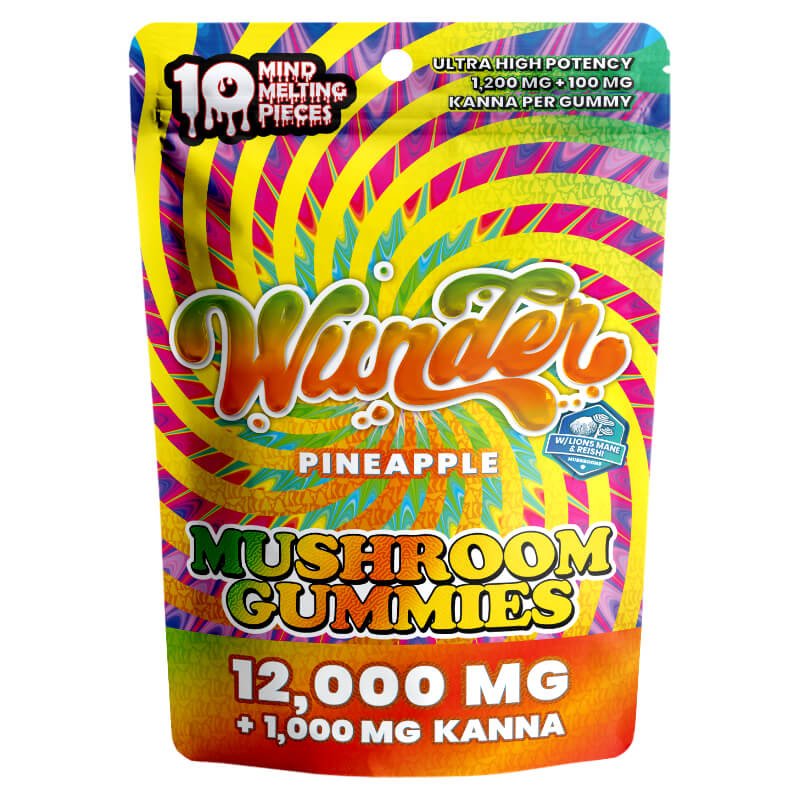 Wunder Mushroom Gummies with Kanna - High Potency