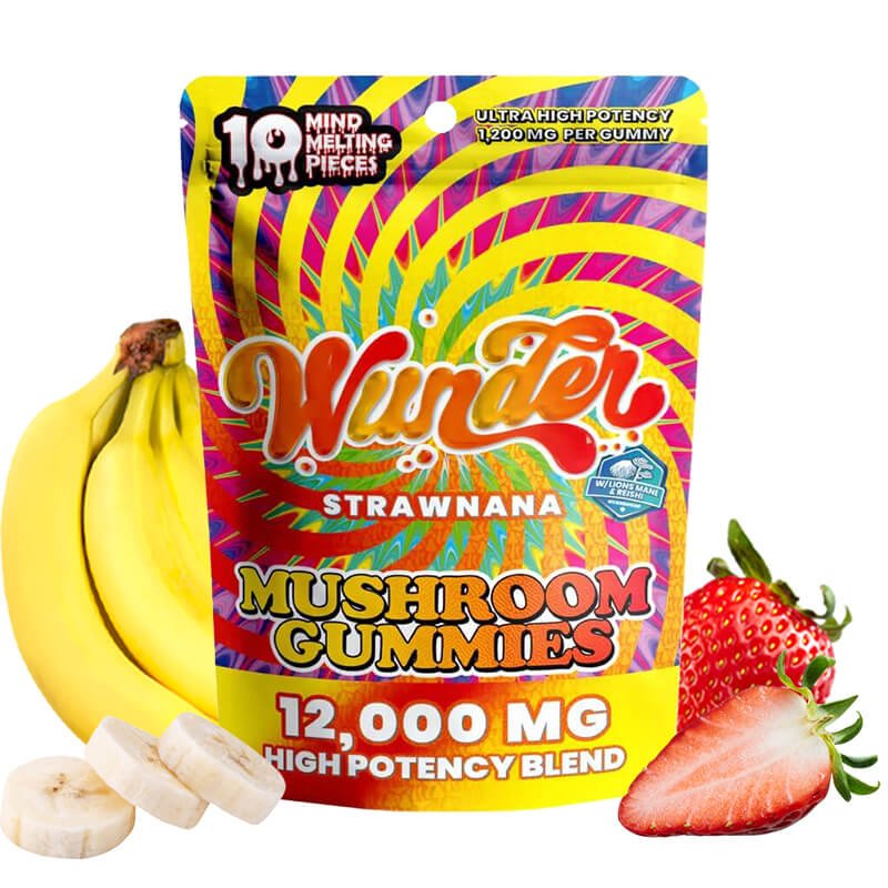 Wunder Nootropic Mushroom Gummies - Strawnana