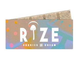 Rize Cookies & Cream Mushroom Chocolate Bar - 5g
