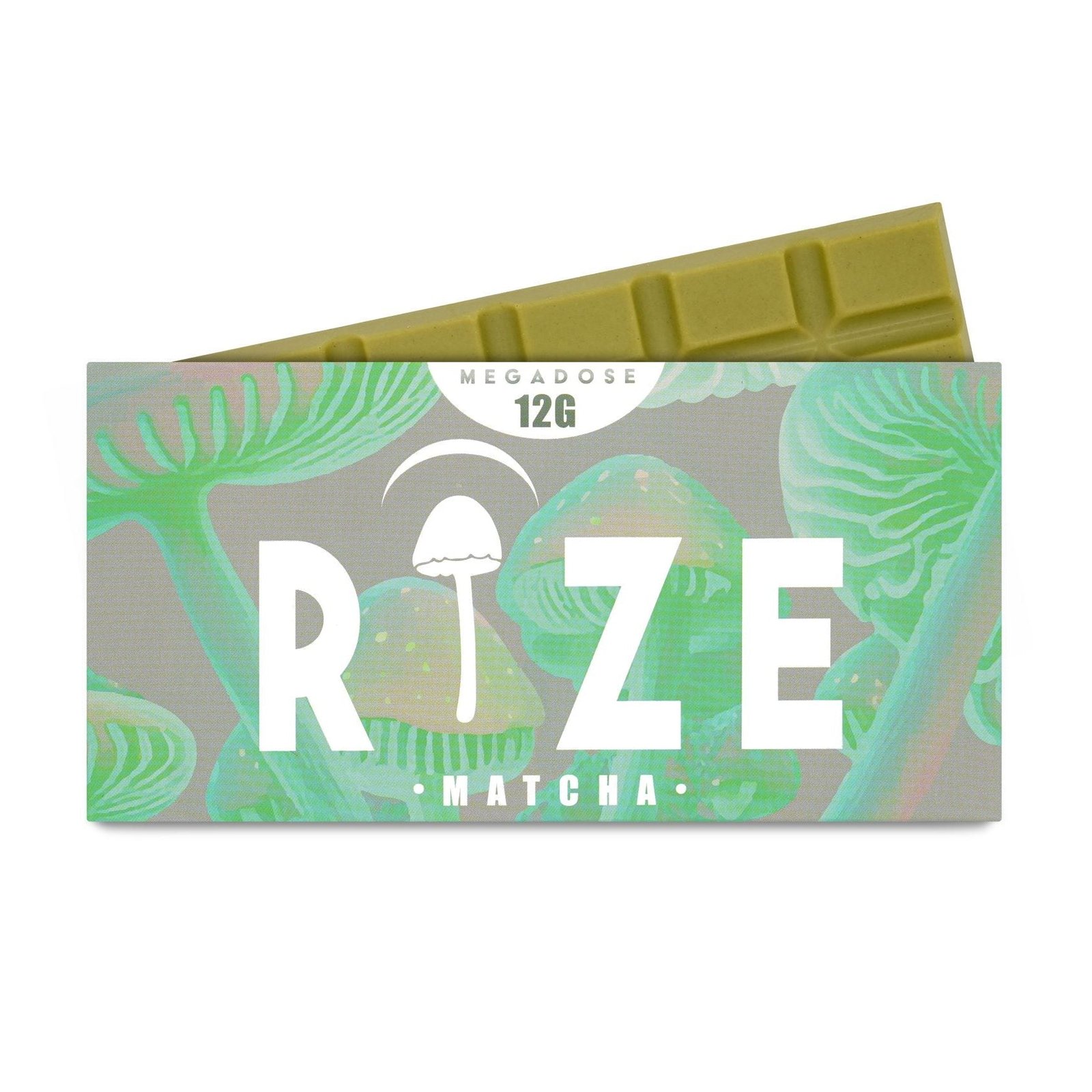 Rize Mushroom Chocolate Bar – Matcha – 12g Megadose