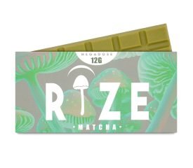 Rize Mushroom Chocolate Bar – Matcha – 12g Megadose