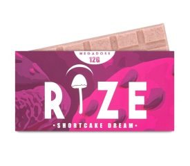 Rize Mushroom Chocolate Bar – Shortcake Dream – 12g Megadose