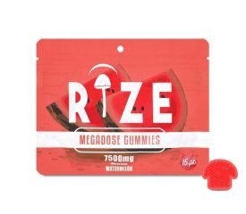 Rize Watermelon Mushroom Gummies - 7500 mg